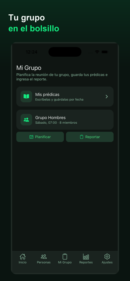 Mi grupo en la app